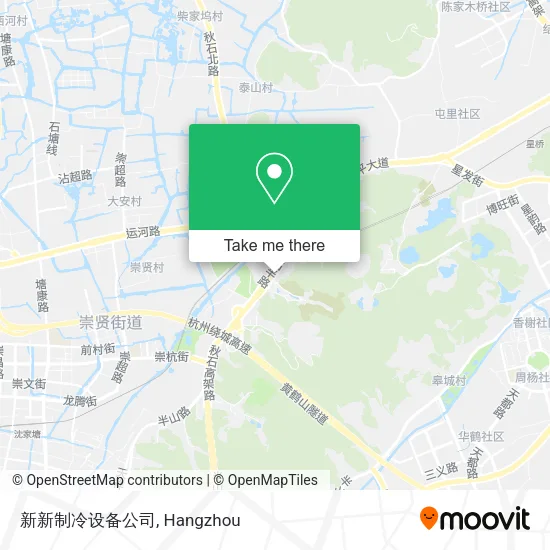 新新制冷设备公司 map