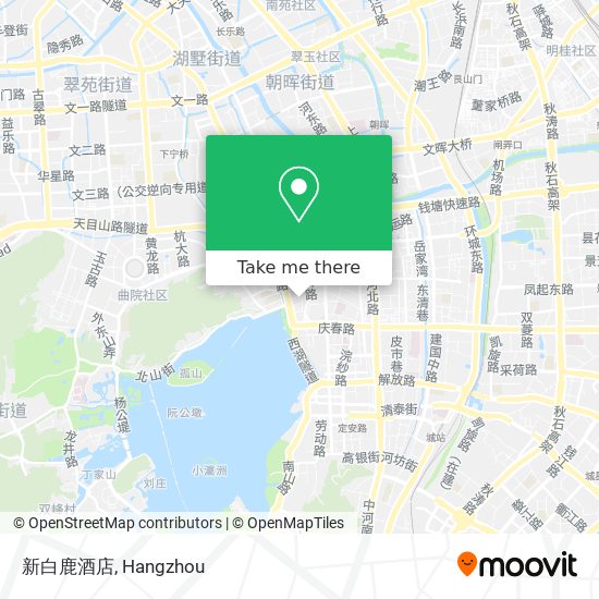 新白鹿酒店 map