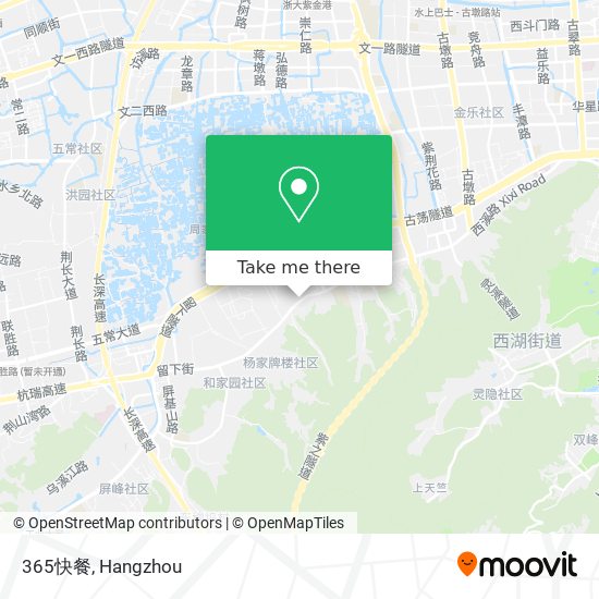 365快餐 map
