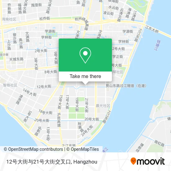 12号大街与21号大街交叉口 map