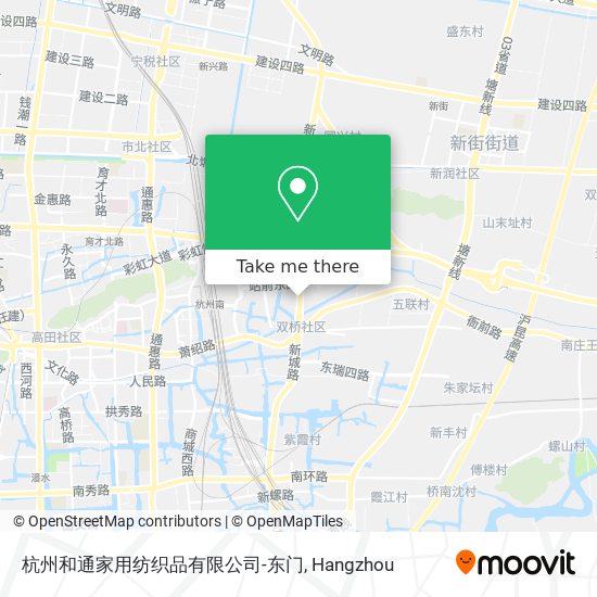 杭州和通家用纺织品有限公司-东门 map