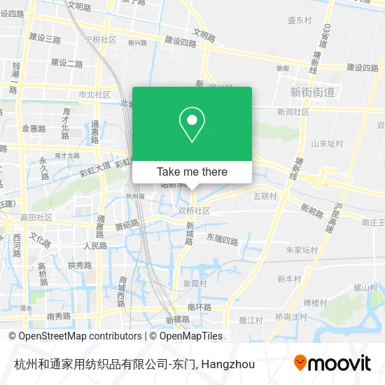 杭州和通家用纺织品有限公司-东门 map