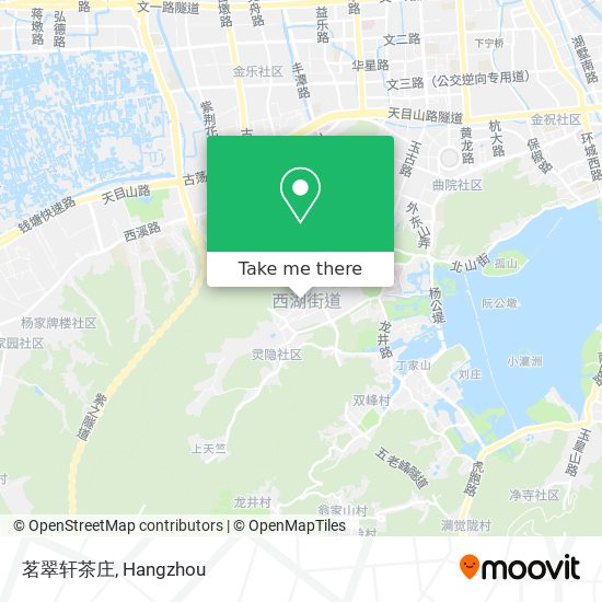 茗翠轩茶庄 map