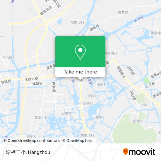 塘栖二小 map