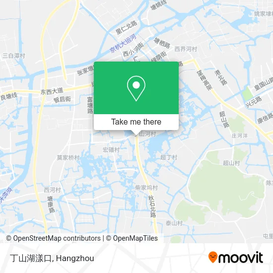 丁山湖漾口 map