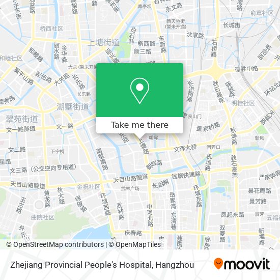 Zhejiang Provincial People's Hospital map
