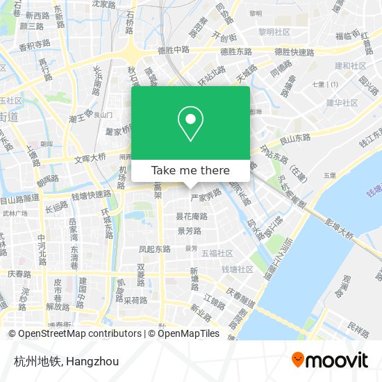 杭州地铁 map