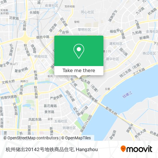 杭州储出20142号地铁商品住宅 map