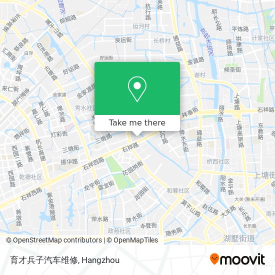 育才兵子汽车维修 map
