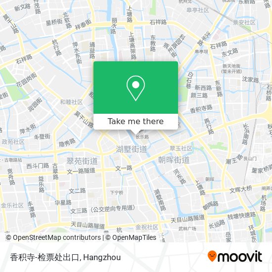 香积寺-检票处出口 map