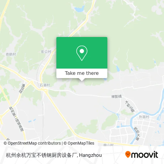 杭州余杭万宝不锈钢厨房设备厂 map