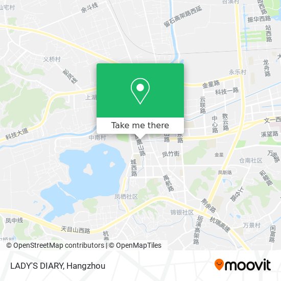LADY'S DIARY map