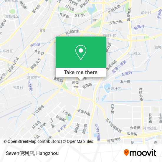 Seven便利店 map