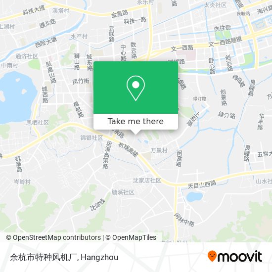 余杭市特种风机厂 map