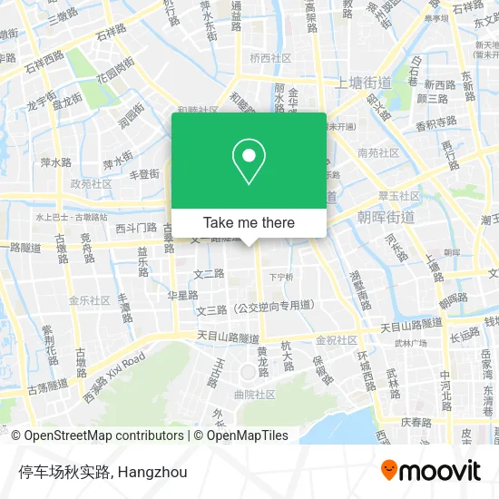 停车场秋实路 map