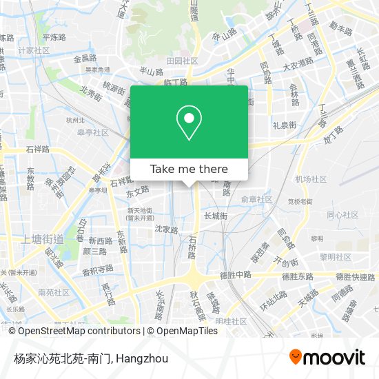 杨家沁苑北苑-南门 map