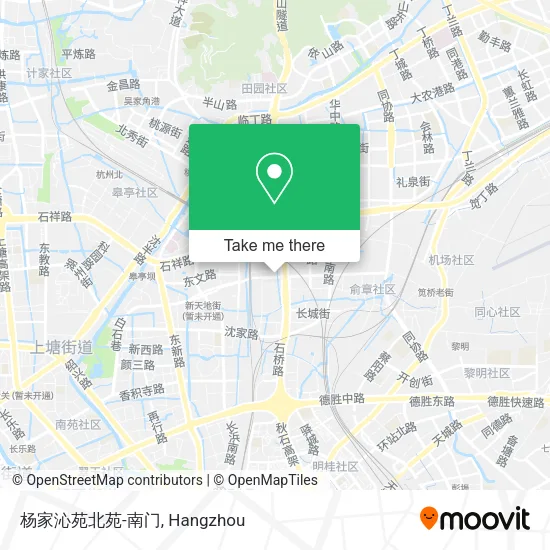 杨家沁苑北苑-南门 map