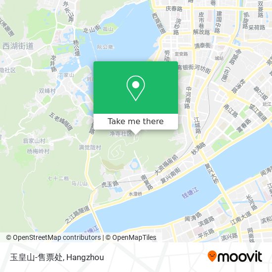 玉皇山-售票处 map
