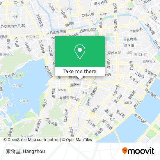 素食堂 map