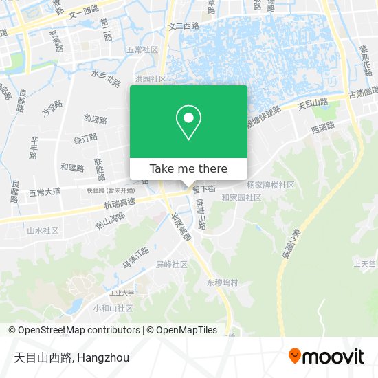 天目山西路 map