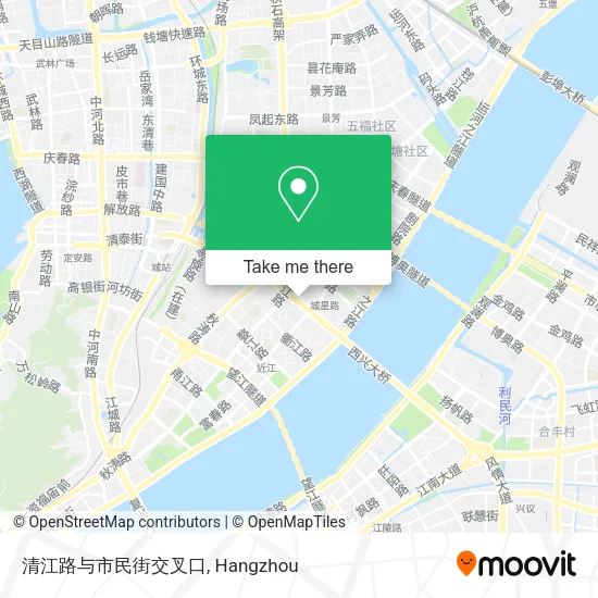 清江路与市民街交叉口 map