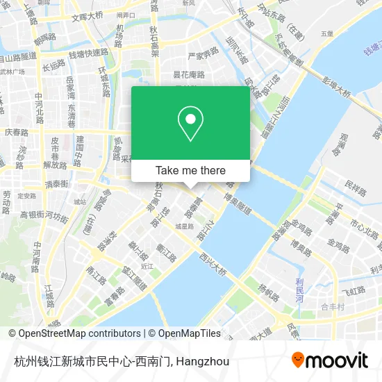 杭州钱江新城市民中心-西南门 map
