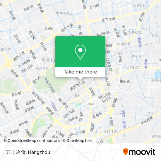 五丰冷食 map