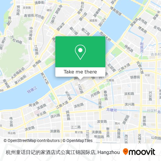 杭州童话日记的家酒店式公寓江锦国际店 map