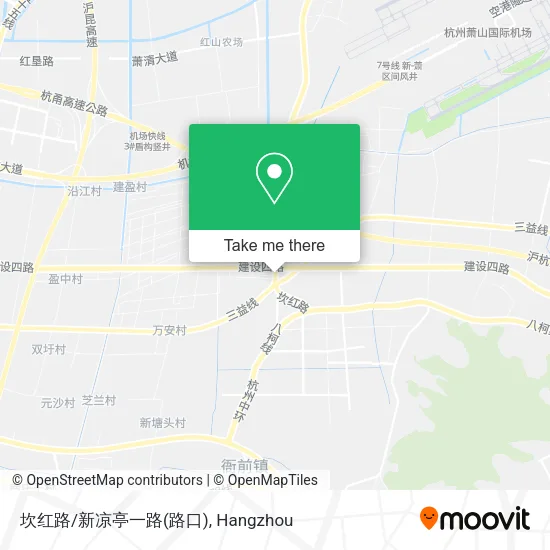 坎红路/新凉亭一路(路口) map