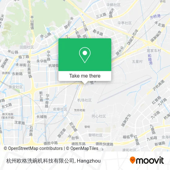 杭州欧格洗碗机科技有限公司 map