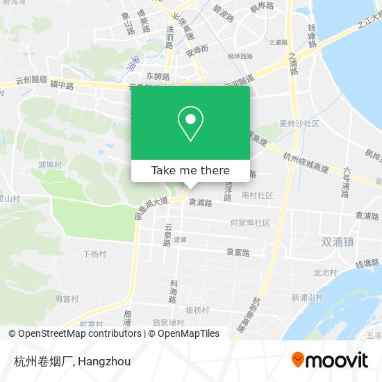 杭州卷烟厂 map