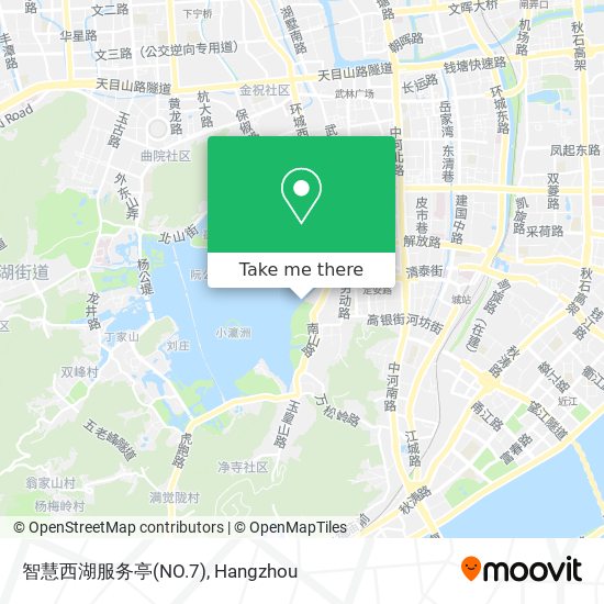 智慧西湖服务亭(NO.7) map