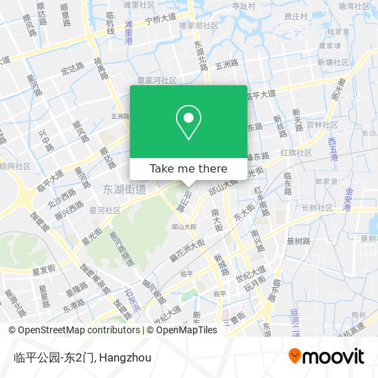 临平公园-东2门 map