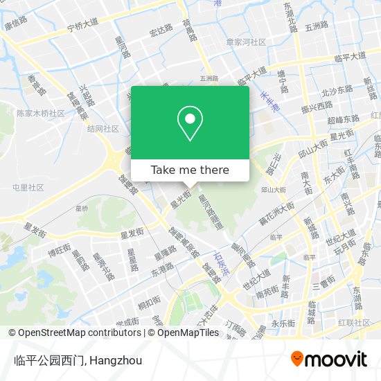 临平公园西门 map