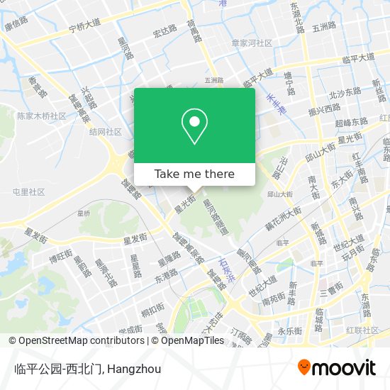 临平公园-西北门 map