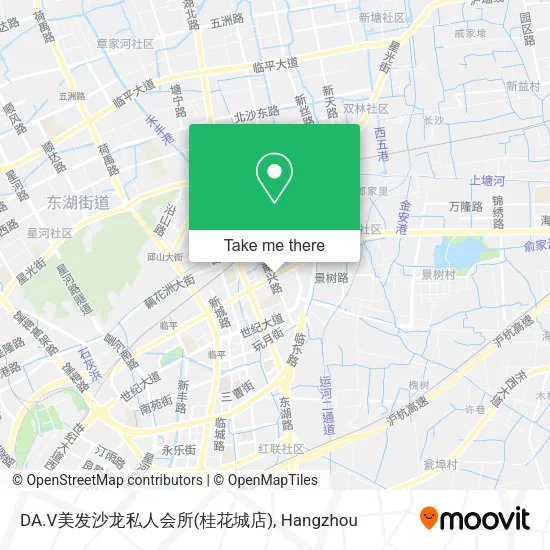 DA.V美发沙龙私人会所(桂花城店) map