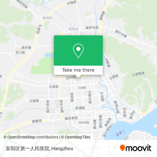 富阳区第一人民医院 map