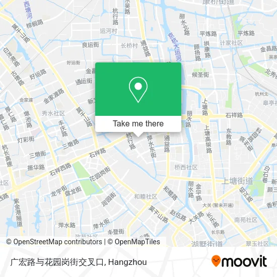 广宏路与花园岗街交叉口 map