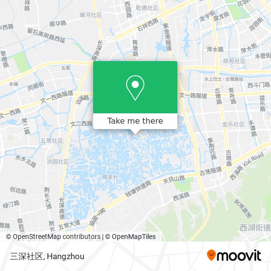 三深社区 map