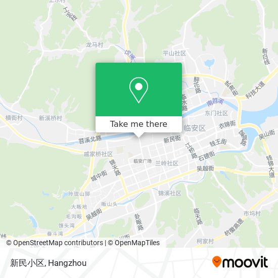 新民小区 map