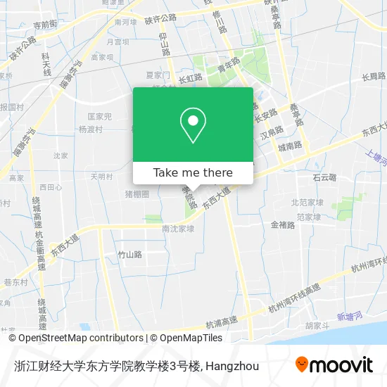 浙江财经大学东方学院教学楼3号楼 map