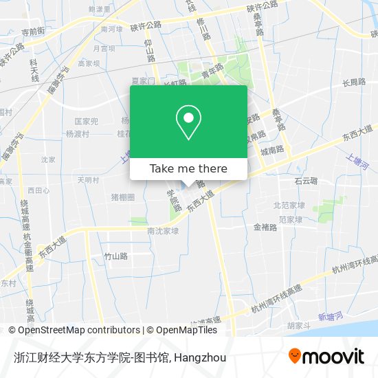 浙江财经大学东方学院-图书馆 map