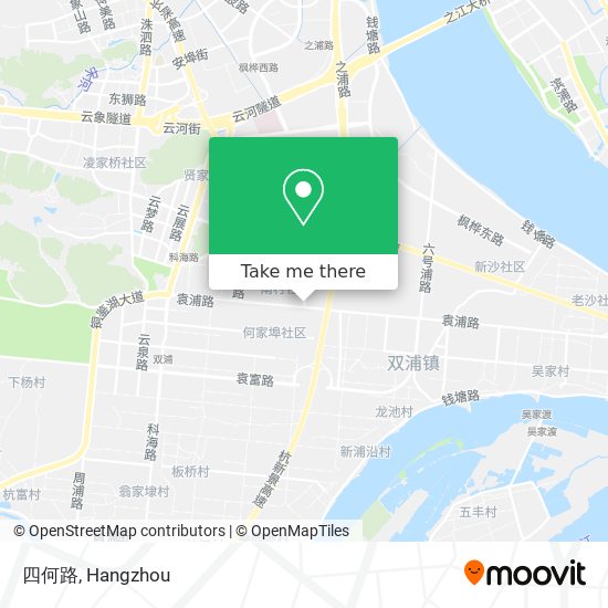 四何路 map