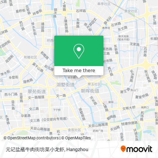元记盐蘸牛肉街坊菜小龙虾 map