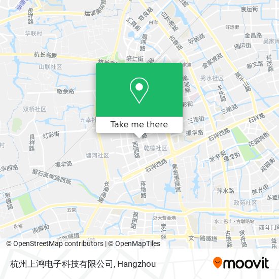 杭州上鸿电子科技有限公司 map