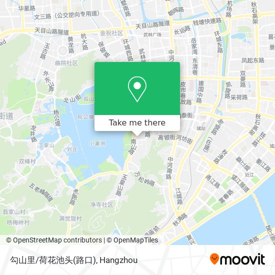 勾山里/荷花池头(路口) map
