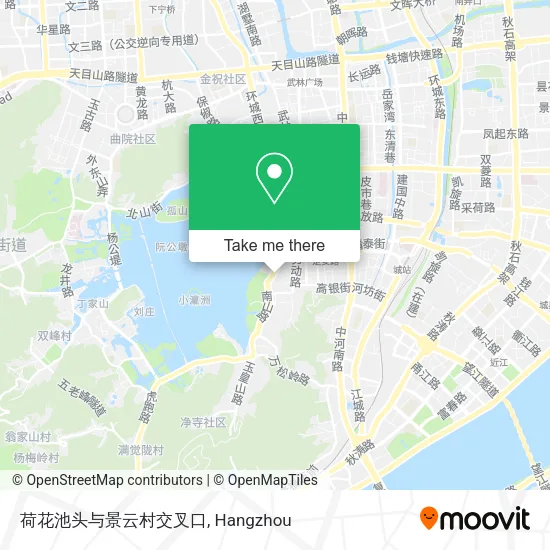 荷花池头与景云村交叉口 map