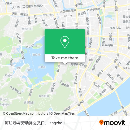 河坊巷与劳动路交叉口 map