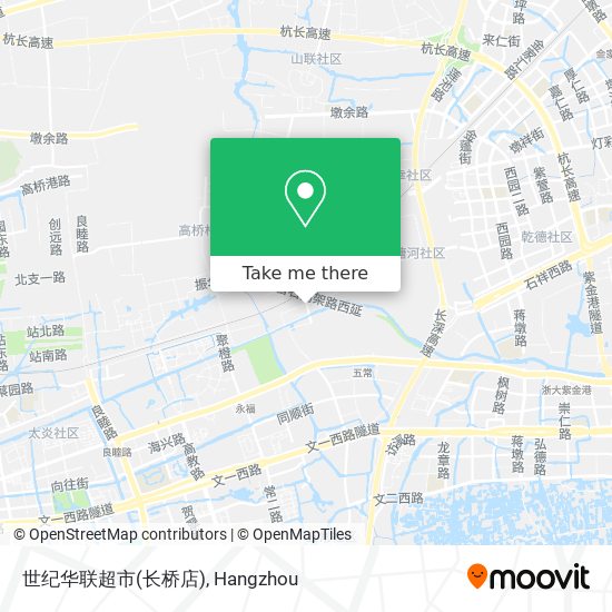 世纪华联超市(长桥店) map
