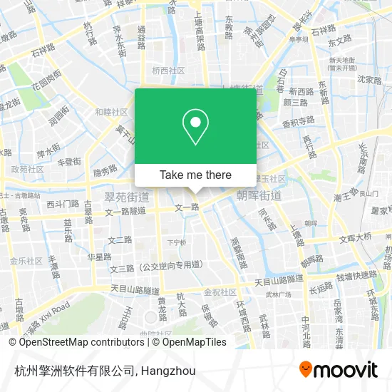 杭州擎洲软件有限公司 map